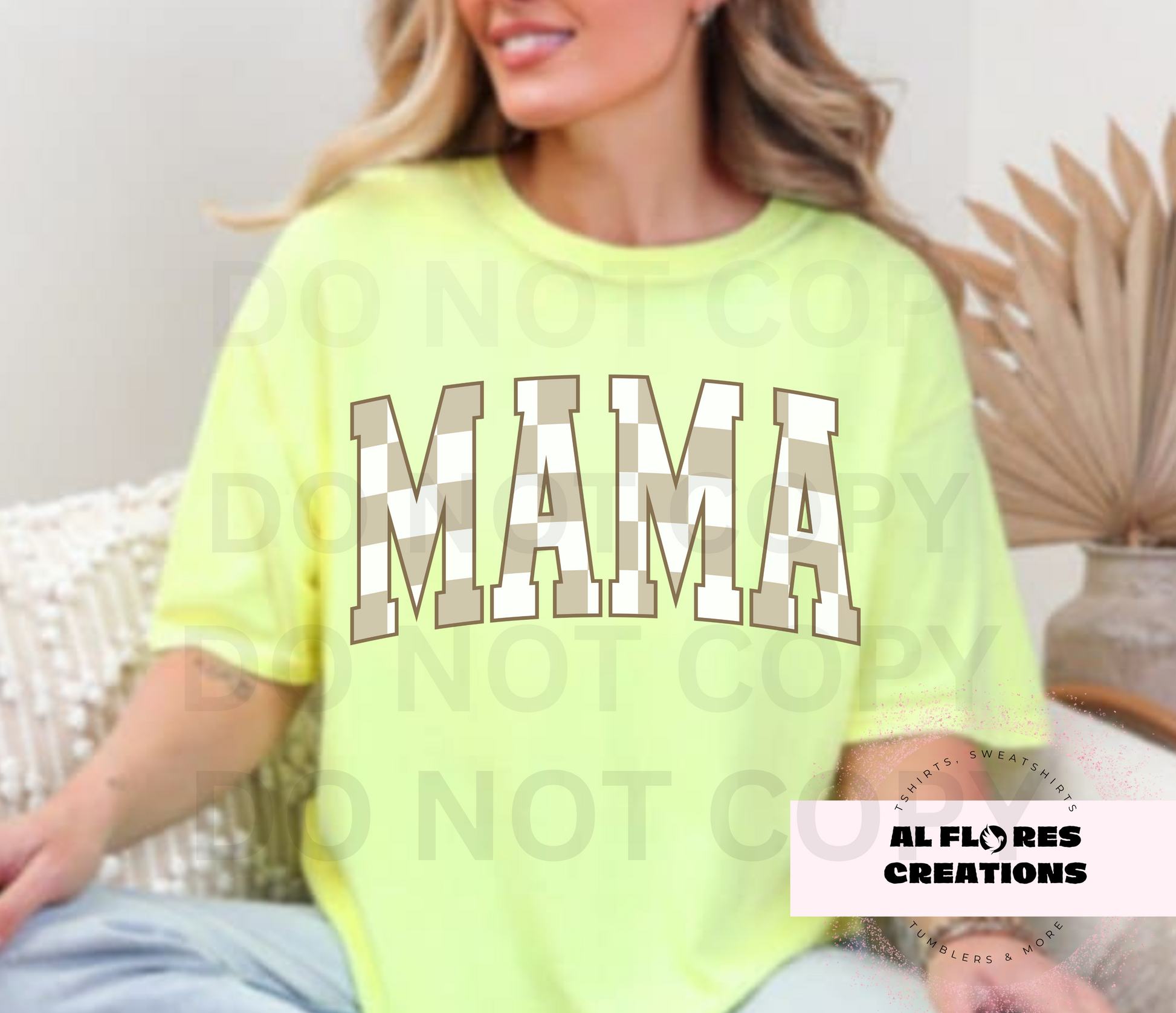 Mama Brown Checkered